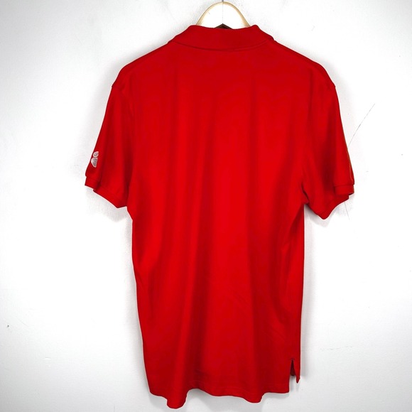 Clemson Tigers Southern Tide Skipjack Polo Men Large ORANGE Cotton Stretch Paw - Picture 3 of 10